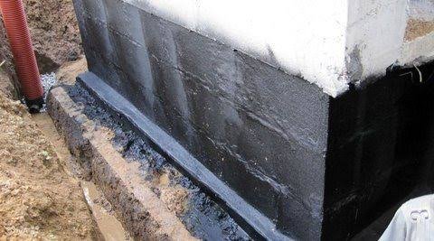 Foundation waterproofing membrane coating NYC